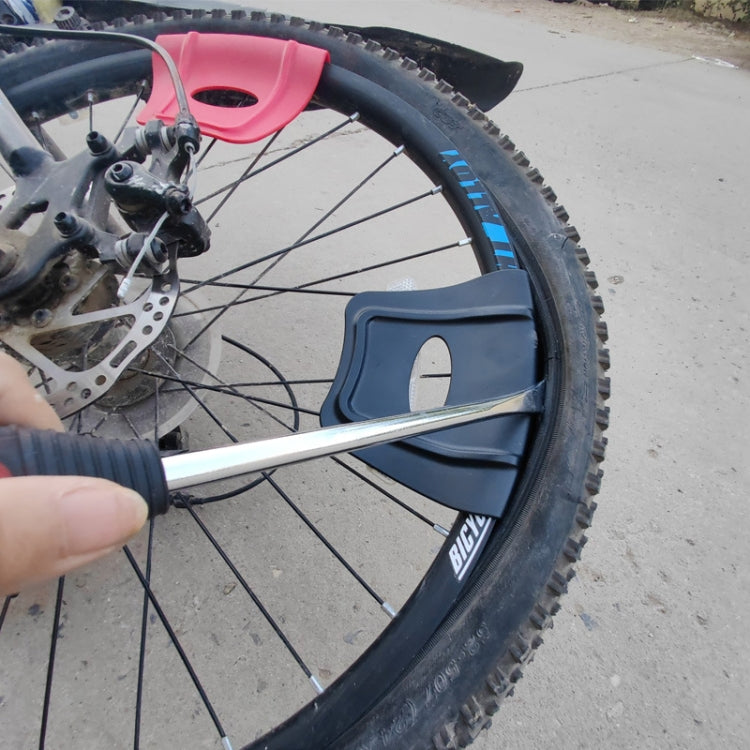 Motorcycle Tire Removal Installation Rim Protector+Pry Bar(Black) - Maintenance tools by buy2fix | Online Shopping UK | buy2fix