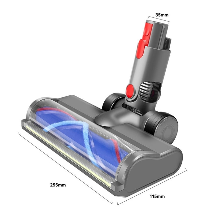 For Dyson V7 V8 V10 V11 V15 Soft Velvet Suction Head With Full Range Dust Display Light by buy2fix