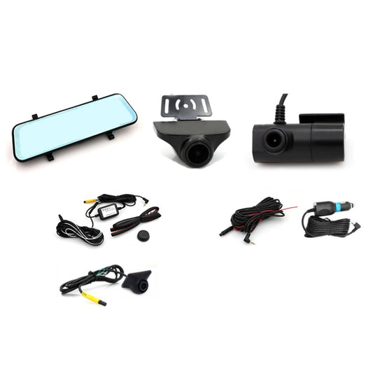 Car HD WIFI Interconnected Triple Camera Driving Recorder, Specification: With Right Blind Spot System by buy2fix