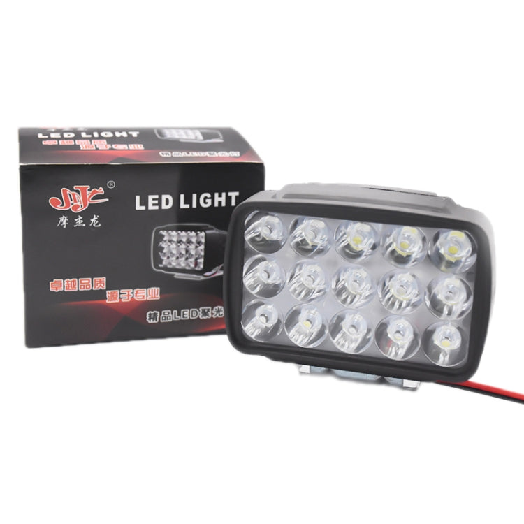 15W Electric Motorcycle External Strong LED Headlight, Specifications: With Screws by buy2fix