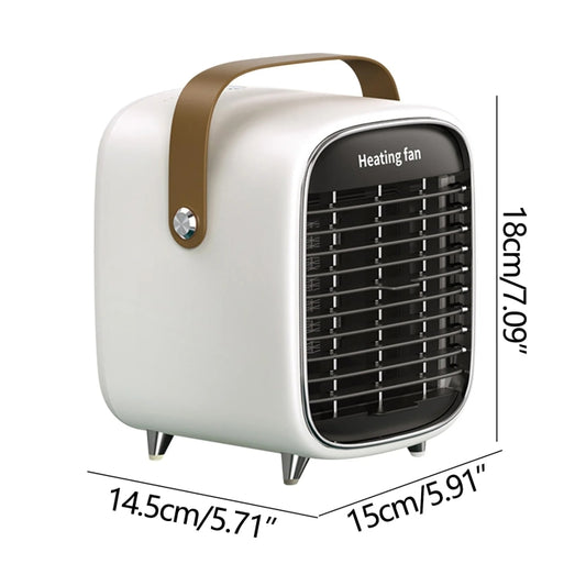 Y36 Mini Portable Desktop Heater Home Office Electric Heater, Color: US Plug Green by buy2fix