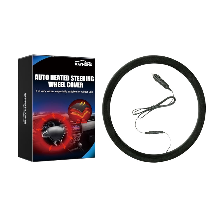 38cm Rayhong Universal Car Quick-heating Heated Steering Wheel Cover by buy2fix
