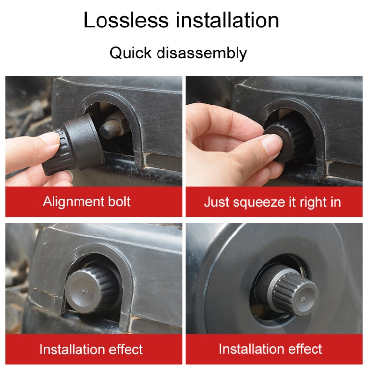 10pcs E-Bike Footrest Plug Protection Plug Footrests Center Column Screws Anti-Collision Cover by buy2fix