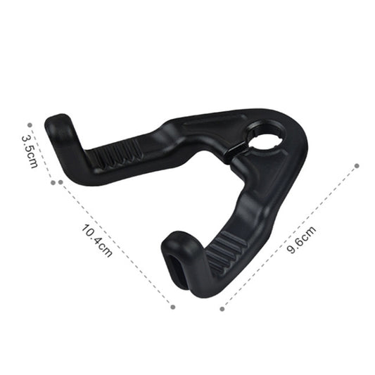 1pair Hidden Car Headrest Storage Hooks Car Seat Hook(Brown) by buy2fix