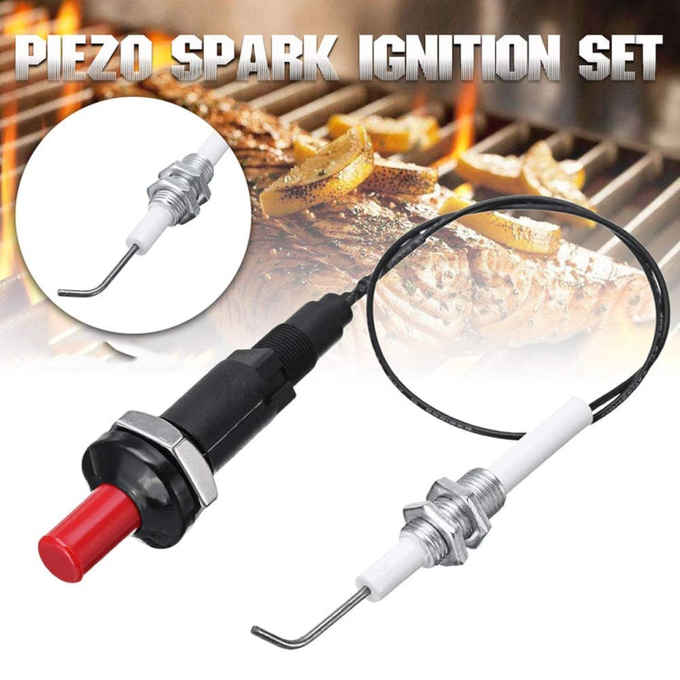 Gas Stove Push-type Ceramic Igniter Curved Needle Spark Plug(LFBI042) - Cooktop Parts by buy2fix | Online Shopping UK | buy2fix
