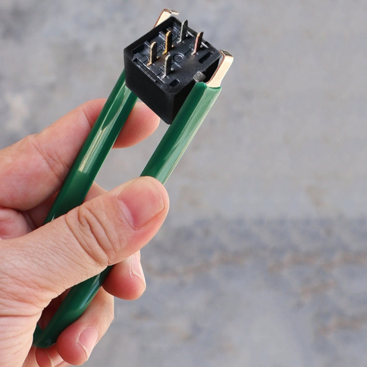 2pcs /Pack Automotive Plug-in Extraction Tweezers Automotive Repair Tool Pliers(Blue) by buy2fix