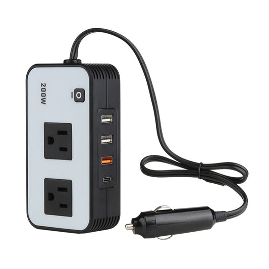 200W Car Inverter Vehicle Plug Power Converter US Plug by buy2fix
