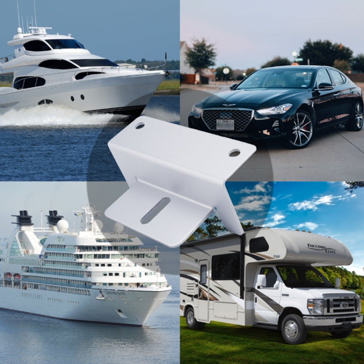 113pcs /Set RV Yacht Solar Panel Z-Shaped Aluminum Alloy Bracket(White) by buy2fix