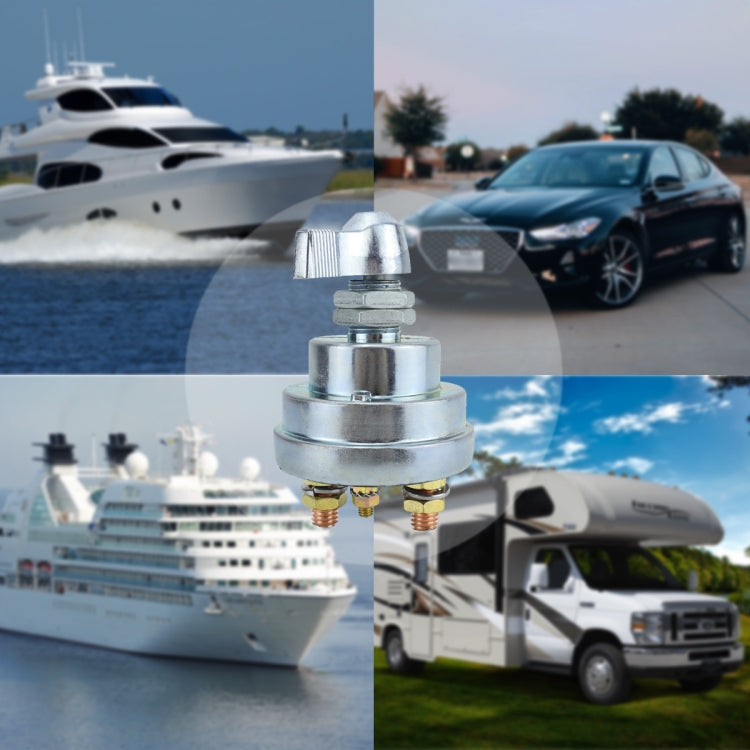 200A 12V RV Yacht High Current Battery Disconnect Power Switch, Specifications: One by buy2fix