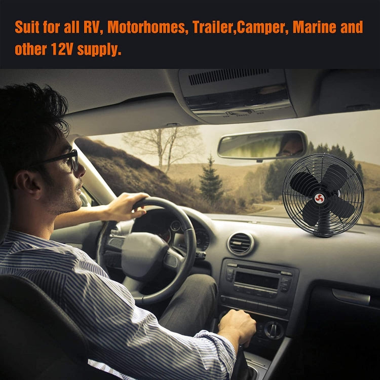 Engineering Car Excavator Strong Cooling High Power Fan, Size: 6 Inch 12V by buy2fix