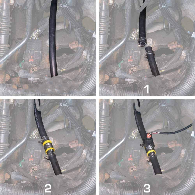 1/2 inch Fuel Pipe Fuel Pressure NPT Sensor T-type Barbed Connector by buy2fix