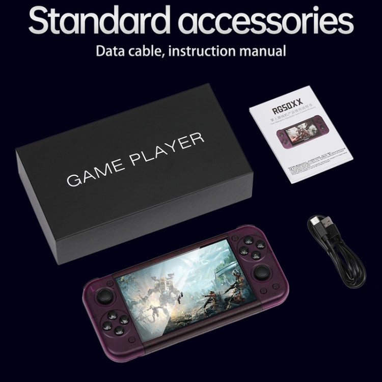 RG50XX 5-Inch Retro Handheld Game Console Linux System Built In 15000+ Games(Green) - Pocket Console by buy2fix | Online Shopping UK | buy2fix