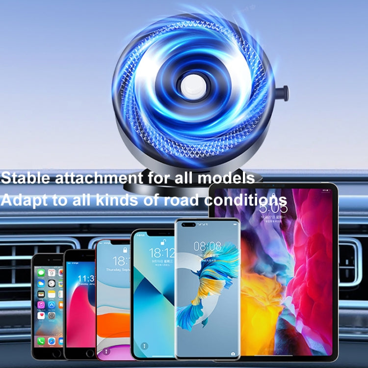 AIMITE M12 Car Phone Magnetic Rotating Holder Vacuum Suction Cup Strong Magnetic Support Bracket(Silver) by AIMITE