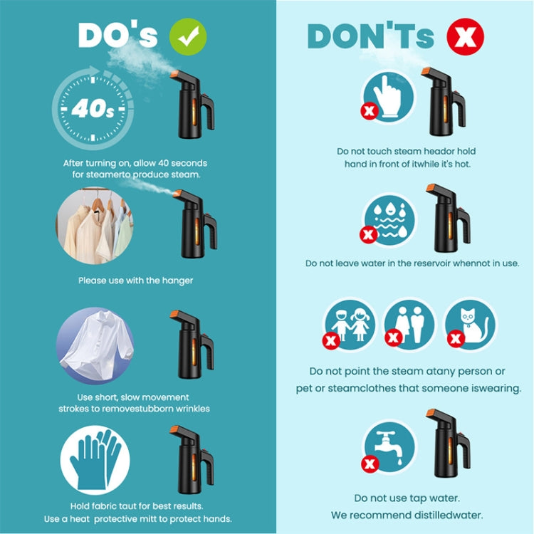 GY-168 Portable Handheld Hanging Iron Wet And Dry Dual-Use Electric Iron, Spec: EU Plug by buy2fix