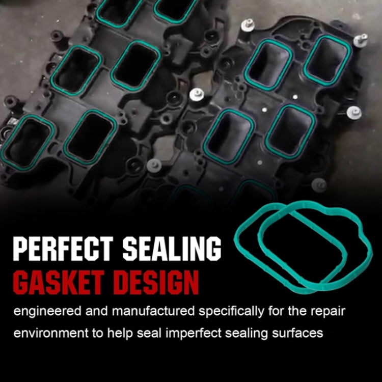 12pcs /Set Automotive Intake Manifold Gaskets For JEEP / Dodge / Chrysler, Color: Light Blue by buy2fix