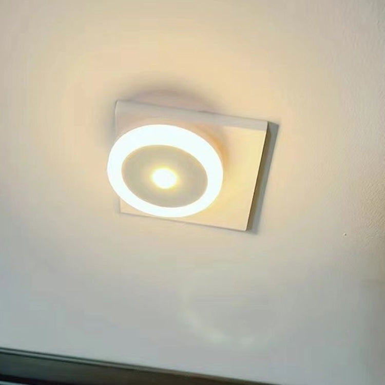 3W LED Human Body Sensor Light Smart Light Control Infrared Plug- in Night Lamp Floor Bedroom Lamp, US Plug(White Light) - Sensor LED Lights by buy2fix | Online Shopping UK | buy2fix