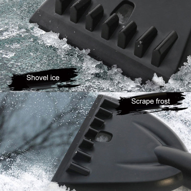 Car Snow Removal Shovel Multi-functional Winter Snow Clearing Tool Windshield Defrost Deicing Shovel(Black Gold) by buy2fix