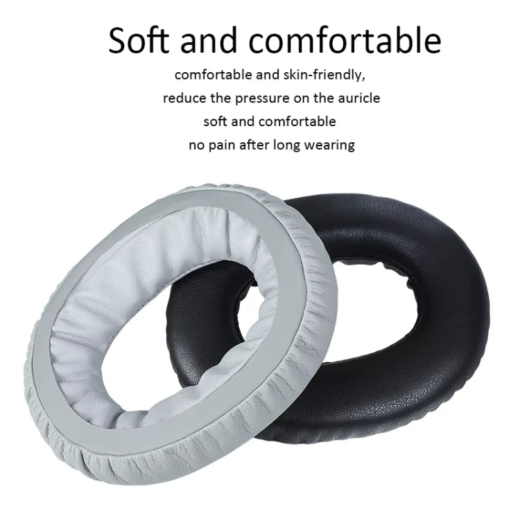 For Xiaomi Headset Easy Edition 2pcs Sponge Cover Earphone Leather Case(Black) by buy2fix