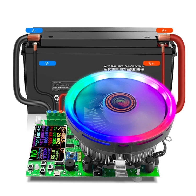 ATORCH Voltage Digitally Controlled Adjustable Constant Current Discharge Load Aging Tester, US Plug(180W DL24P) by buy2fix