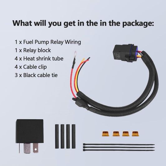 For Jeep / Dodge / Chrysler Vehicle Fuel Pump Relay Wiring Harness Kit by buy2fix