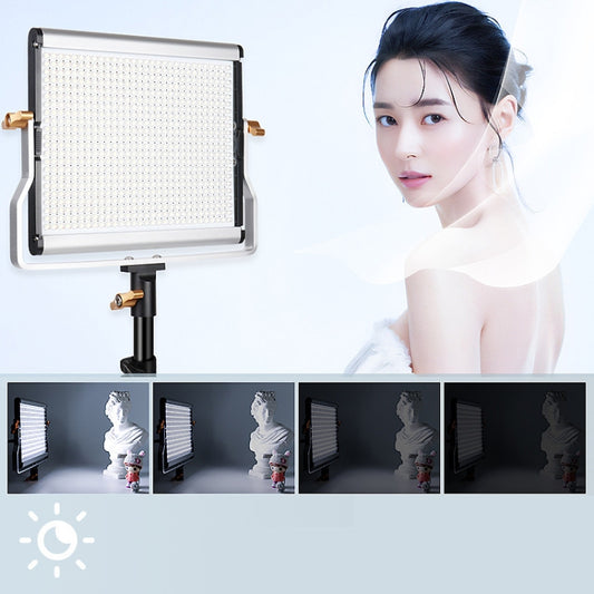 Photography Live LED Fill Light Film And Television Shooting Portrait Soft Video Lighting, Spec: W480 Lamp+UK Plug Adapter - by buy2fix | Online Shopping UK | buy2fix