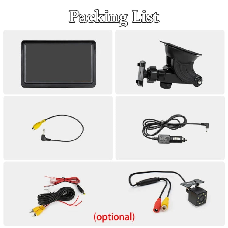 7 Inch Bluetooth 5.0 Portable CarPlay Monitor, Specifications: Display by buy2fix