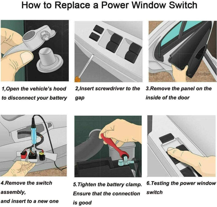 For Volkswagen 255959855B Car Window Lift Electric Control Switch by buy2fix