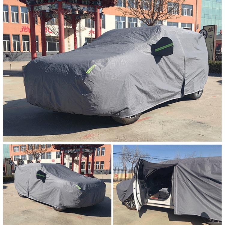 SUV Car EVA Plus Velvet Thickened Heat Insulation Sunshade With Shark Fin, Size: L 4.85x1.95x1.63 - PE Material by buy2fix | Online Shopping UK | buy2fix