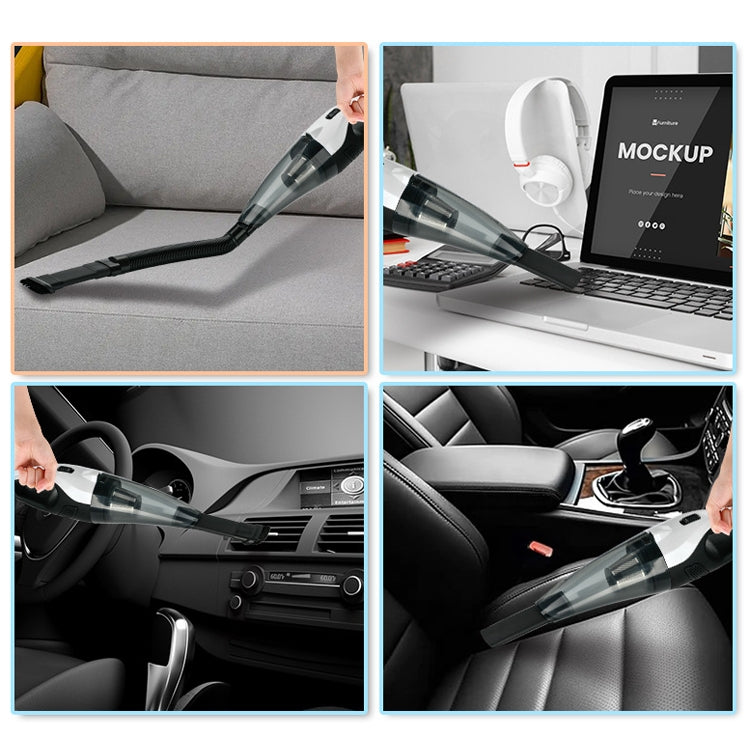 Car Handheld Portable Vacuum Cleaner With Strong Suction, Specifications: Wired + Charging 11.1V by buy2fix