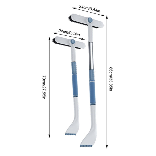 Multifunctional Car Defrosting Snow Shovel, Color: White Boxed by buy2fix