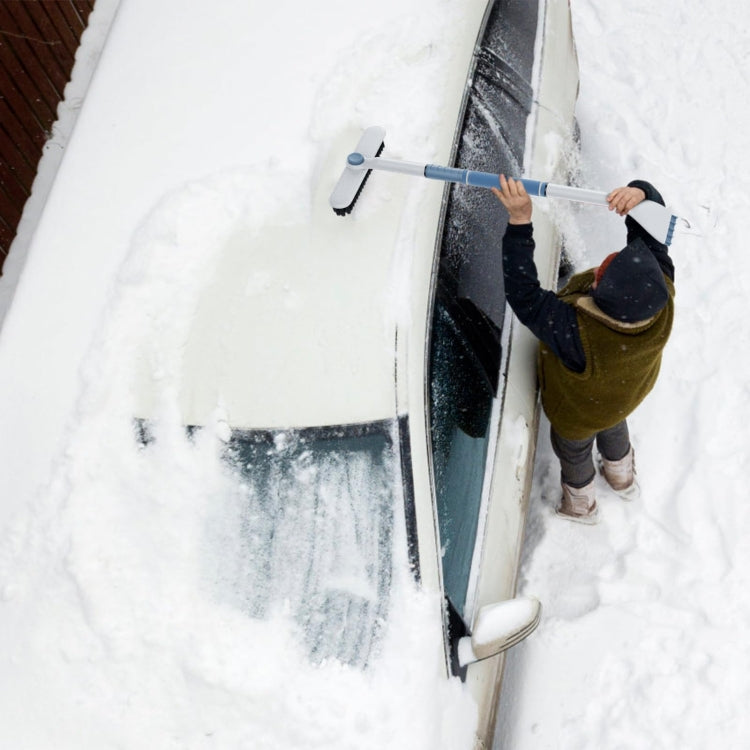 Multifunctional Car Defrosting Snow Shovel, Color: White Boxed by buy2fix