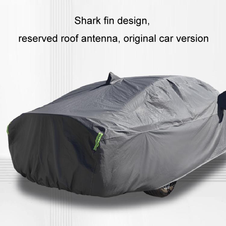 Sedan Car EVA Plus Velvet Thickened Heat Insulation Sunshade With Shark Fin, Size: L 4.6x1.70x1.45m - PE Material by buy2fix | Online Shopping UK | buy2fix