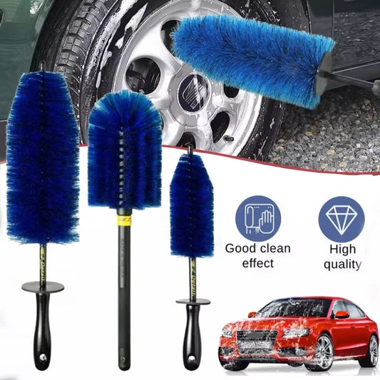 3pcs /Set Car Wash Engine Compartment Cleaning Detail Brush(Blue) by buy2fix