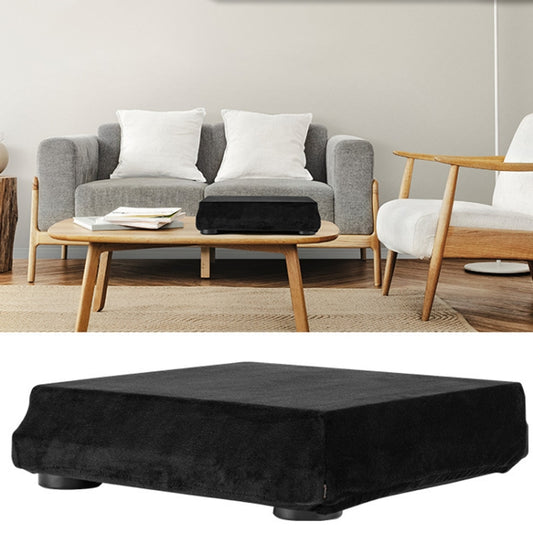 For Audio-Technica AT-LP60XBT Flannel Dust Cover Vinyl Record Player Elastic Band Case - Protective Case by buy2fix | Online Shopping UK | buy2fix