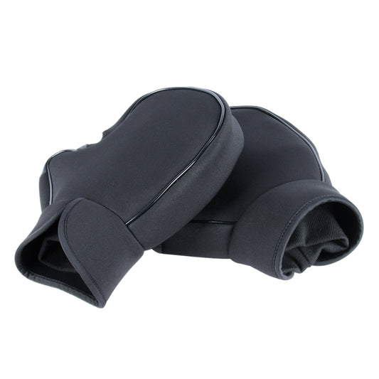 Motorcycle Riding Velvet Warm Grip Gloves(Black) by buy2fix