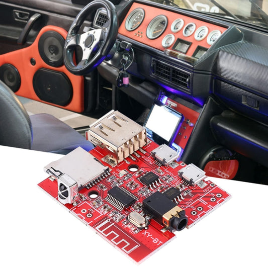 Bluetooth 4.1 MP3 Decoding Module Audio Receiver Board Lossless Car Speaker Amplifier Modified Circuit Board(With RC Red) by buy2fix