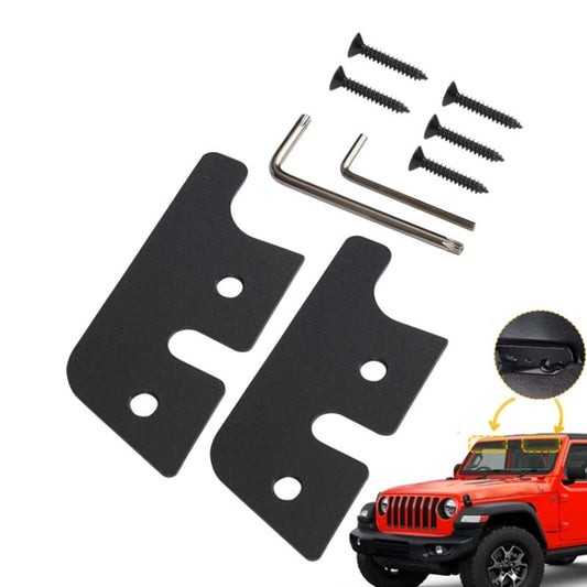 Car Sun Visor Repair Kit For Jeep Wrangler JK2018 / Wrangler 2018-2023 / Gladiator 2020-2023(Black) by buy2fix