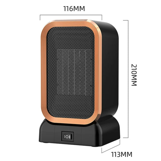 1000W High-power Household Heater Small Desktop Ceramic PTC Heating Heater, Spec: US Plug(White) by buy2fix