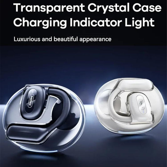 REMAX OpenBuds P5 PRO Air Conduction Hanging Ear Bluetooth Earphone ENC Sports Noise Reduction Earphone(White) - TWS Earphone by REMAX | Online Shopping UK | buy2fix