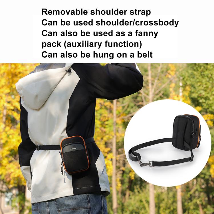 Cwatcun D168 Small Convenient Camera Bag Scratch-Resistant And Wear-Resistant Microslice Card Camera Pouch(Black) - Strap Satchel by Cwatcun | Online Shopping UK | buy2fix