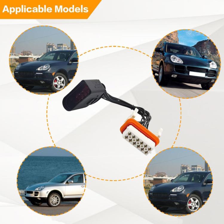 For Porsche Cayenne 2003-2006 Car Headlight Wiring Harness Plug, OE: 95563123911 by buy2fix