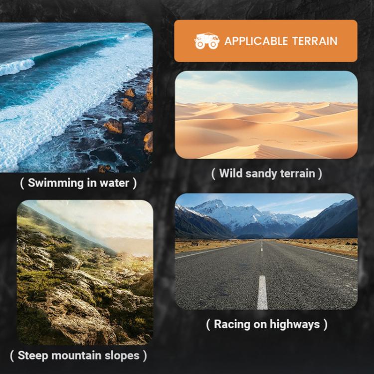 JJR/C Q185 Amphibious Off-Road Stunt Climbing 2.4G Remote Control Car Children Toys(Silver) - RC Cars by JJR/C | Online Shopping UK | buy2fix