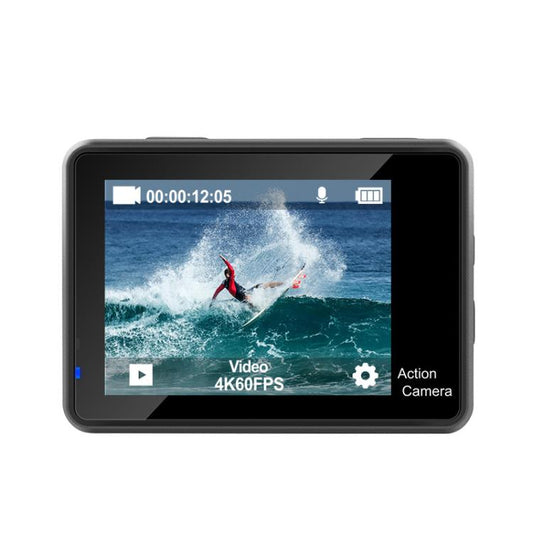WIFI Wide-angle EIS Anti-shake Touch Color Dual-screen Remote Control Video Sports Camera(Q60TR) - Sports Camera by buy2fix | Online Shopping UK | buy2fix