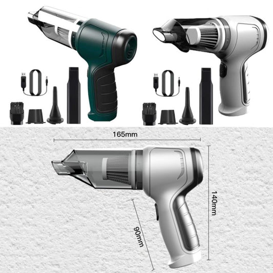 Car Small Wireless Handheld Vacuum Cleaner(Standard Green) by buy2fix