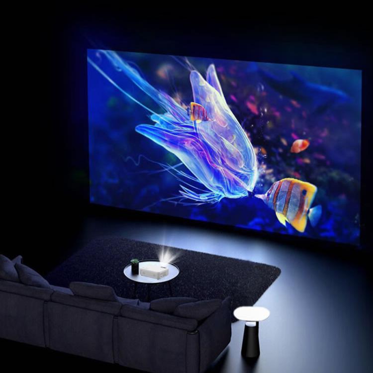 Z01 1080P 5G Bluetooth Projector Android 9.0 System Supports Mirroring Screen AU Plug - LED Projector by buy2fix | Online Shopping UK | buy2fix