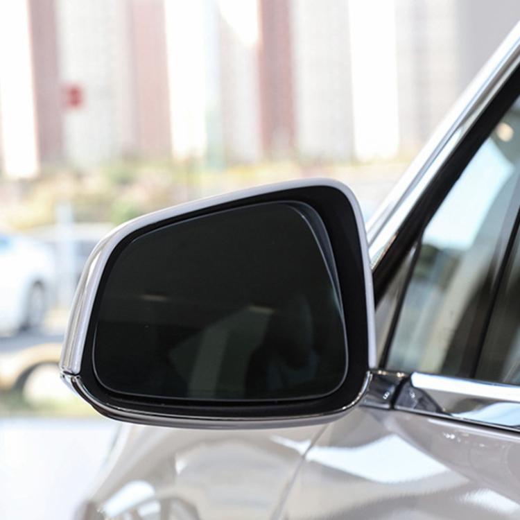 For Tesla Model X White Wide Field Of View Anti-glare Rearview Mirror Reversing Lens by buy2fix