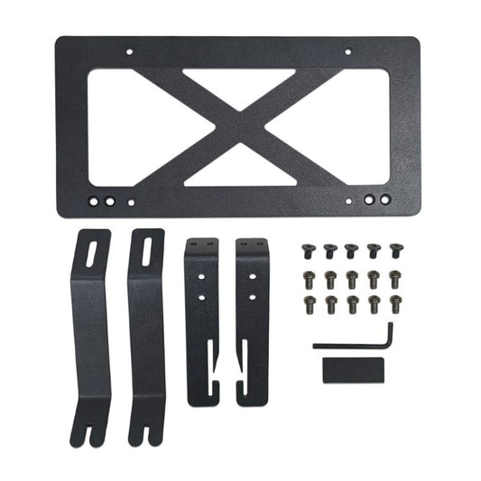 For Tesla Model Y American Standard License Plate Frame Aluminum Alloy License Plate Bracket by buy2fix