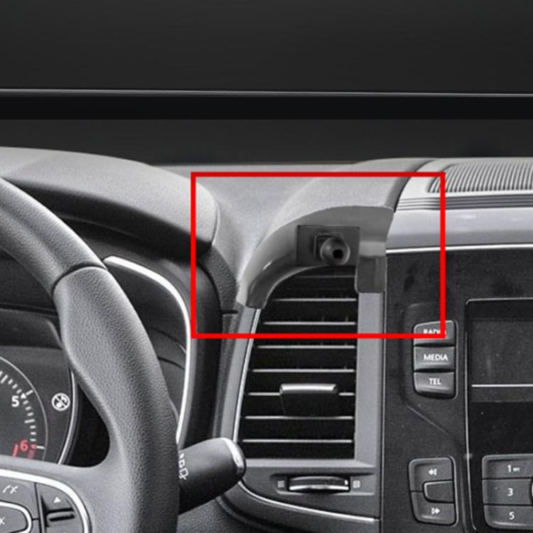 For Renault Left Driving Car-Mounted Special Mobile Phone Navigation Bracket Base(16-19 Koleos) by buy2fix