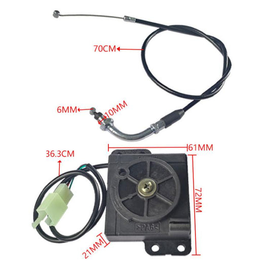 Electric-Bike Motorcycle Handlebar Modification Governor(Center Control+Cable) by buy2fix