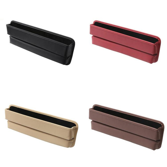 3311 2-in-1 Car Seat Gap Storage Box Gap Plug Strip Car Supplies(Brown) by buy2fix